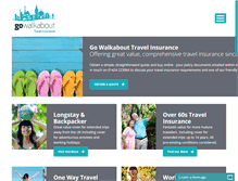 Tablet Screenshot of go-walkabout.co.uk